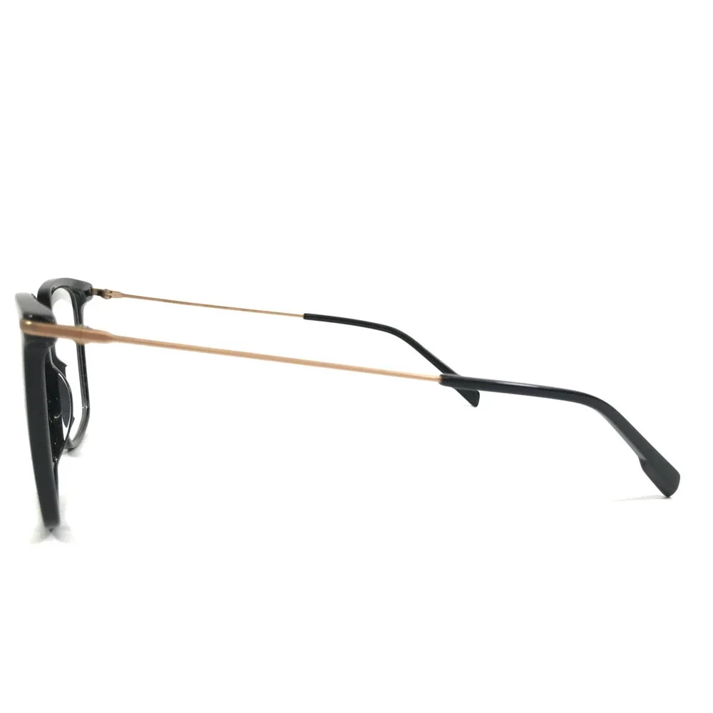 Gigi Studios Eyeglasses Frames AMARA GS8002/01O Black Gold Titanium 55-16-145